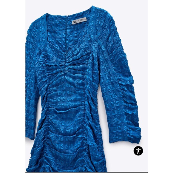 ZARA Textured Dress - Picture 3 of 6